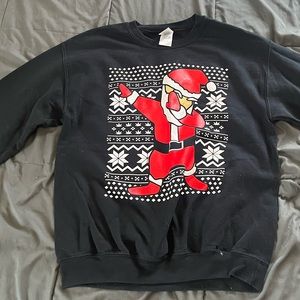 Black Santa Dabbing Crewneck